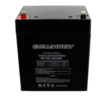 Exell Battery 12, 5, AGM Chemistry EB1250F1